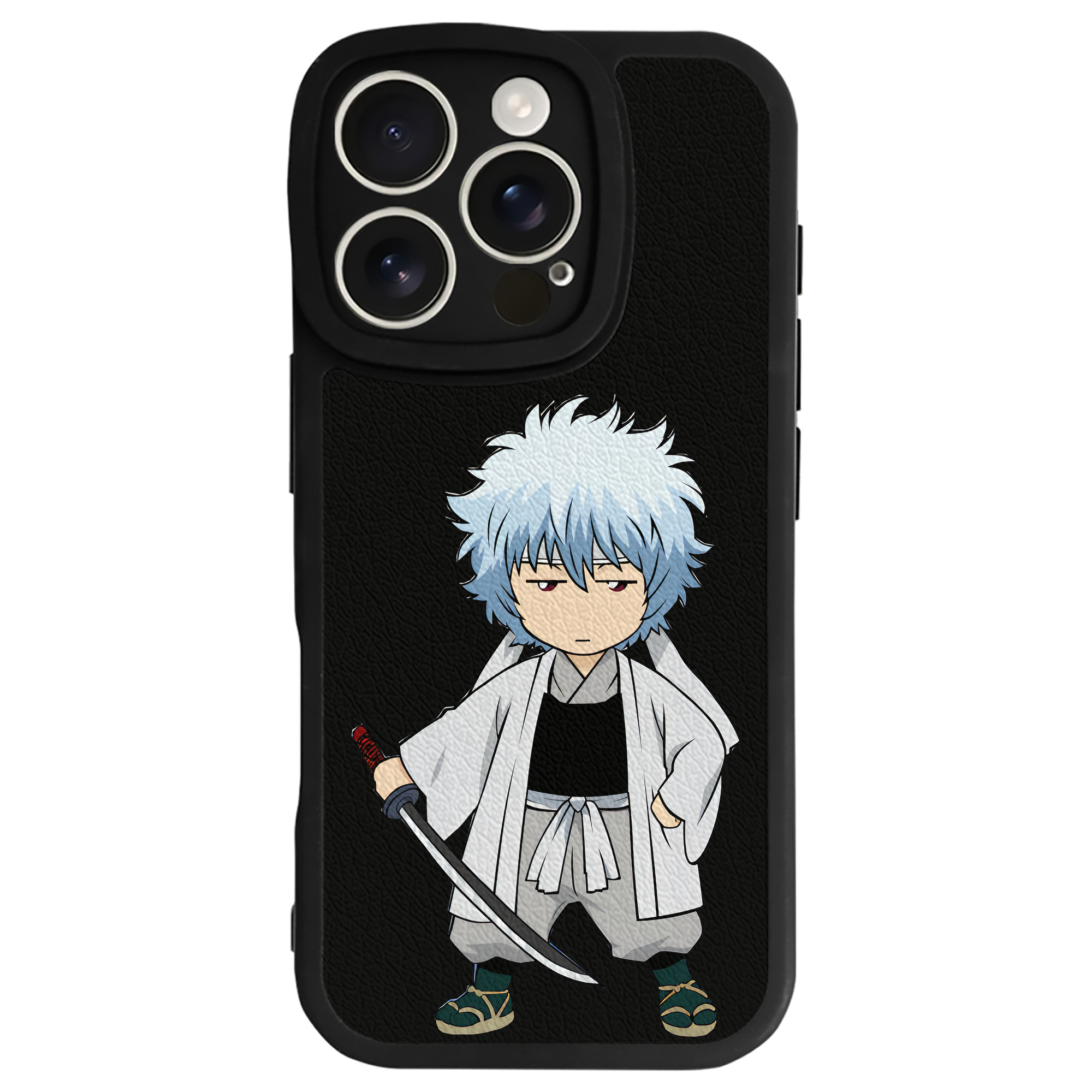 （画像用） ぎんたま 坂田銀時（さかたぎんとき） 神楽 志村新八（しむら しんぱち） GINTAMA Sakata Gintoki Kagura Shimura Shinpachi 【iPhone 16シリーズ対応】シリコンスマホケース（レザー調） 材質：シリコン